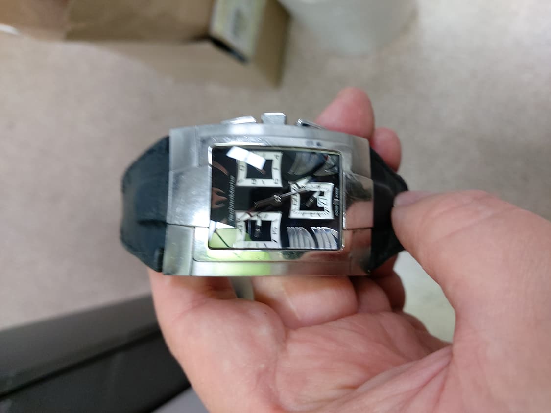 테크노마린 블랙/실버 손목시계 상품이미지1