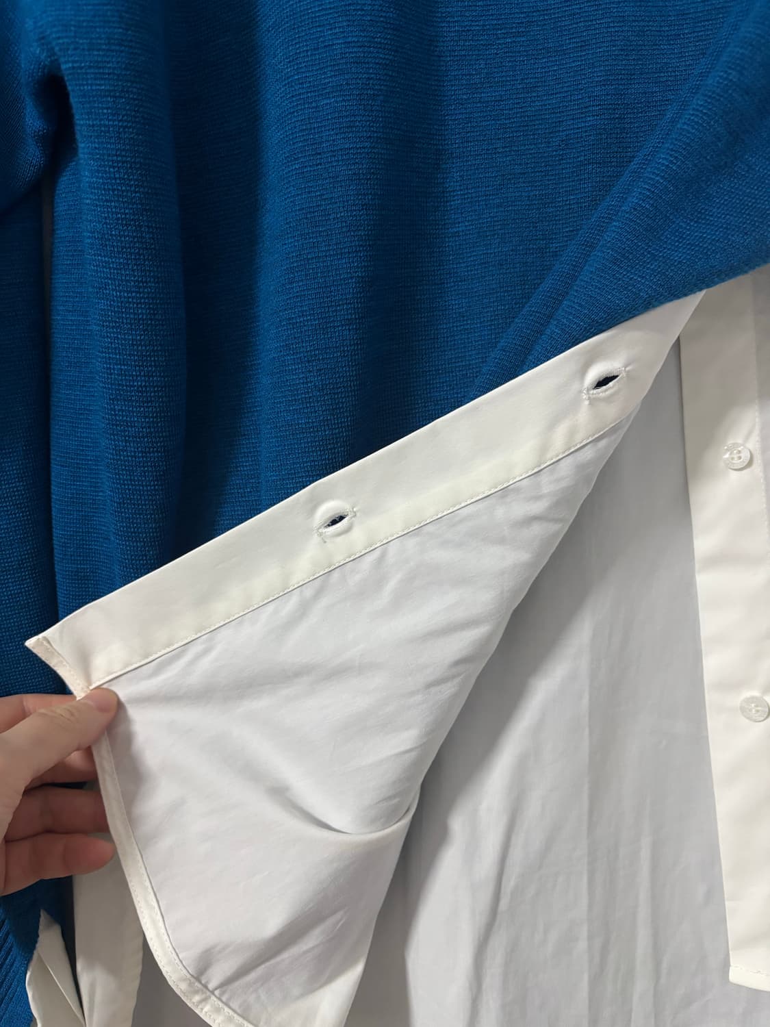 enfold 엔폴드 도킹니트셔츠 상품이미지4