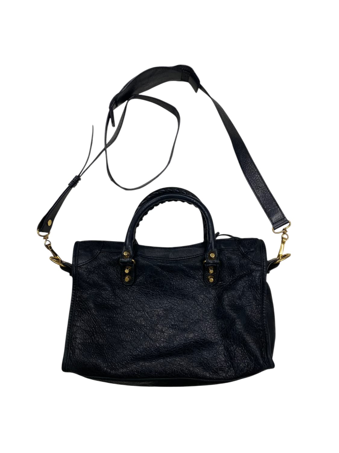 발렌시아가 y2k 쉽스킨 모터백 상품이미지2