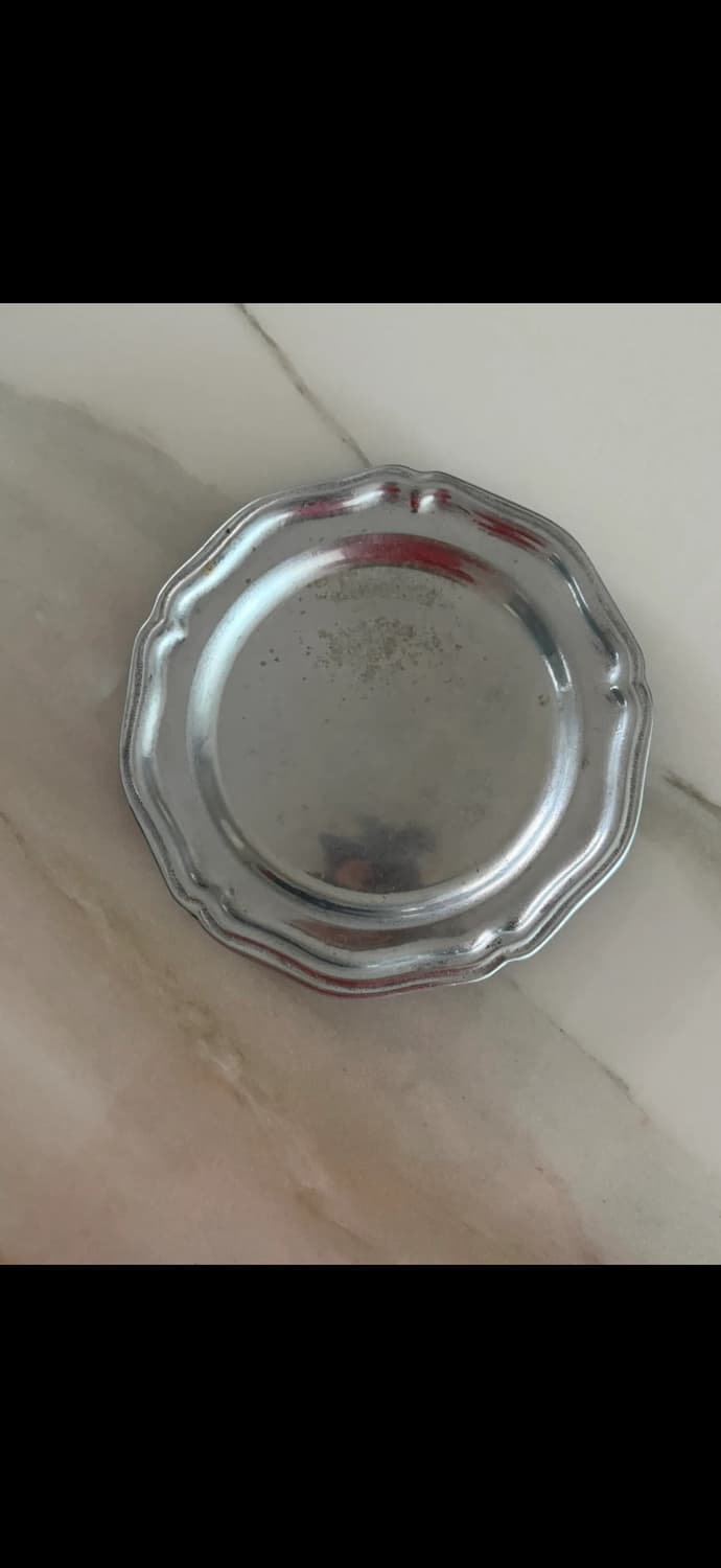 빈티지 주석 접시  상품이미지1