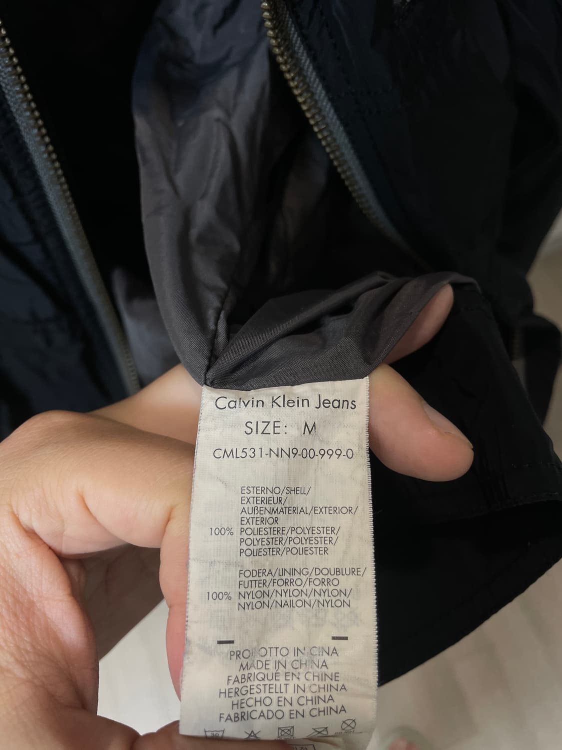 (M) ck 캘빈클라인 락시크 블루종 자켓 상품이미지6