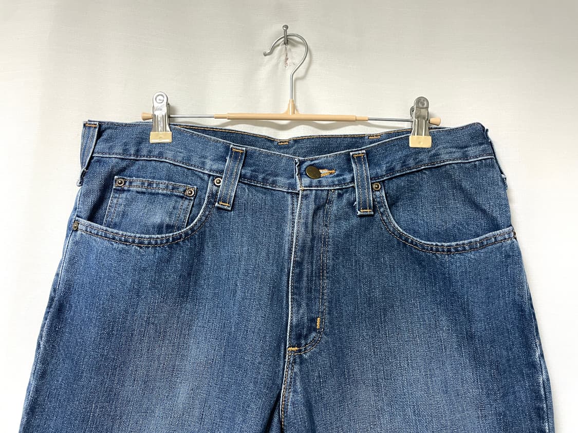 칼하트 릴렉스핏 멕시코산 데님팬츠 청바지 32 _ 중청 상품이미지3