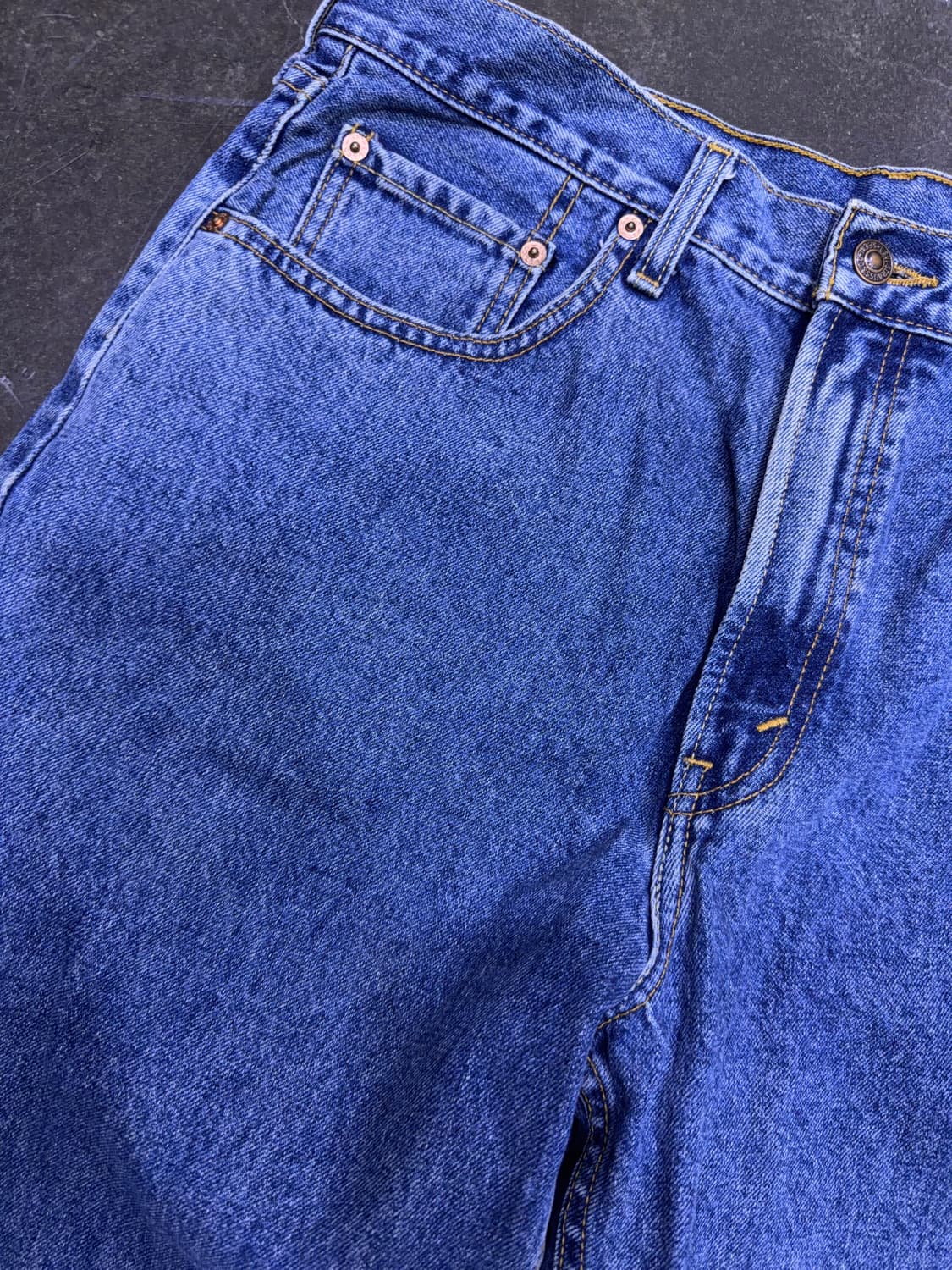 리바이스 620 루즈 스트레이트핏 코리아탭 스톤워싱 데님 팬츠 36 상품이미지4