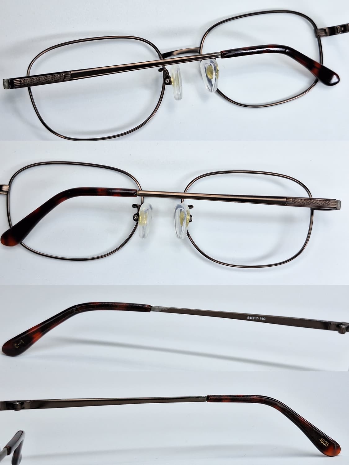 90s 일본 빈티지 메탈 안경테 54mm 4025 / 수입 패션 아이웨어 상품이미지3