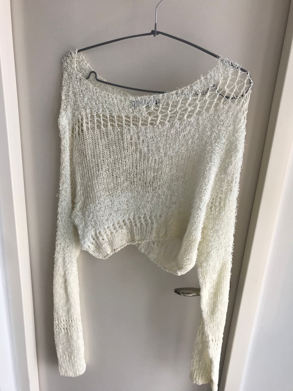 다이애그널 루즈 크롭 니트 상품이미지7