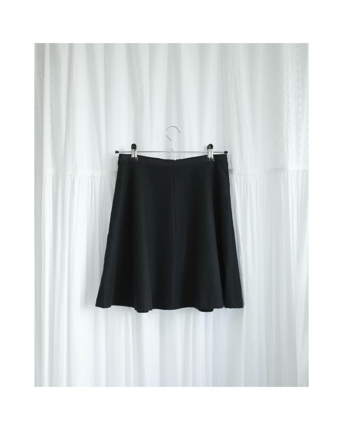 A-line black skirt  상품이미지2