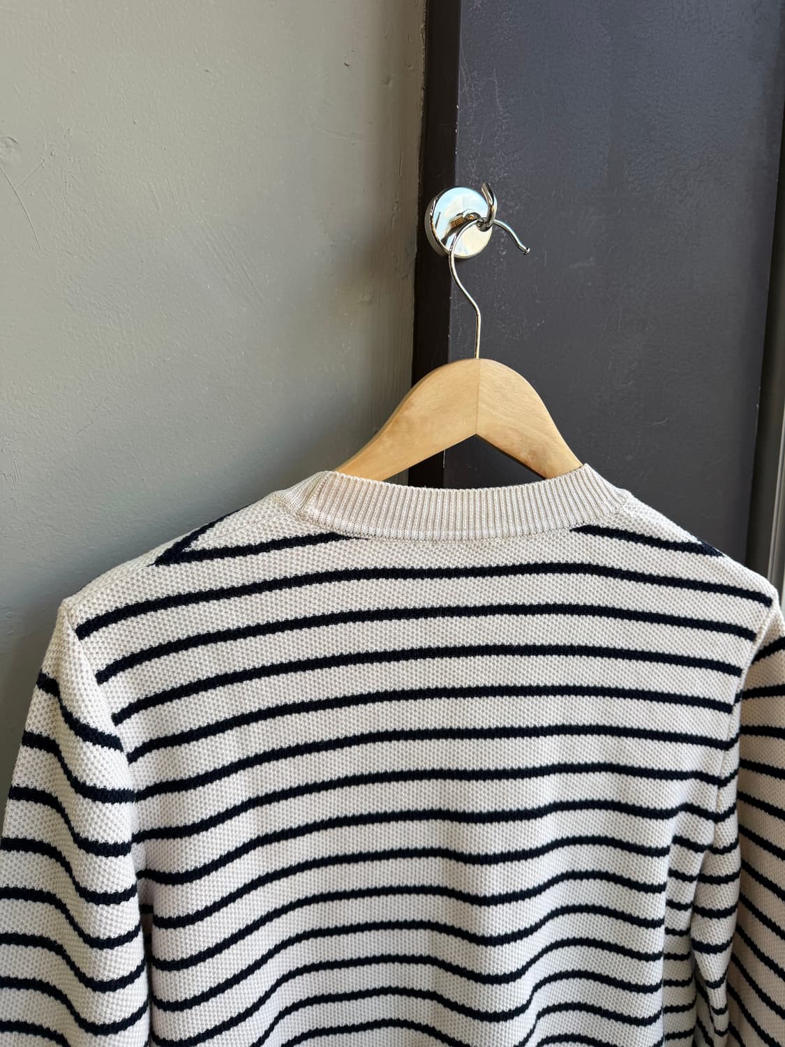 L/ 아페쎄 스트라이프 라운드 니트 상품이미지7