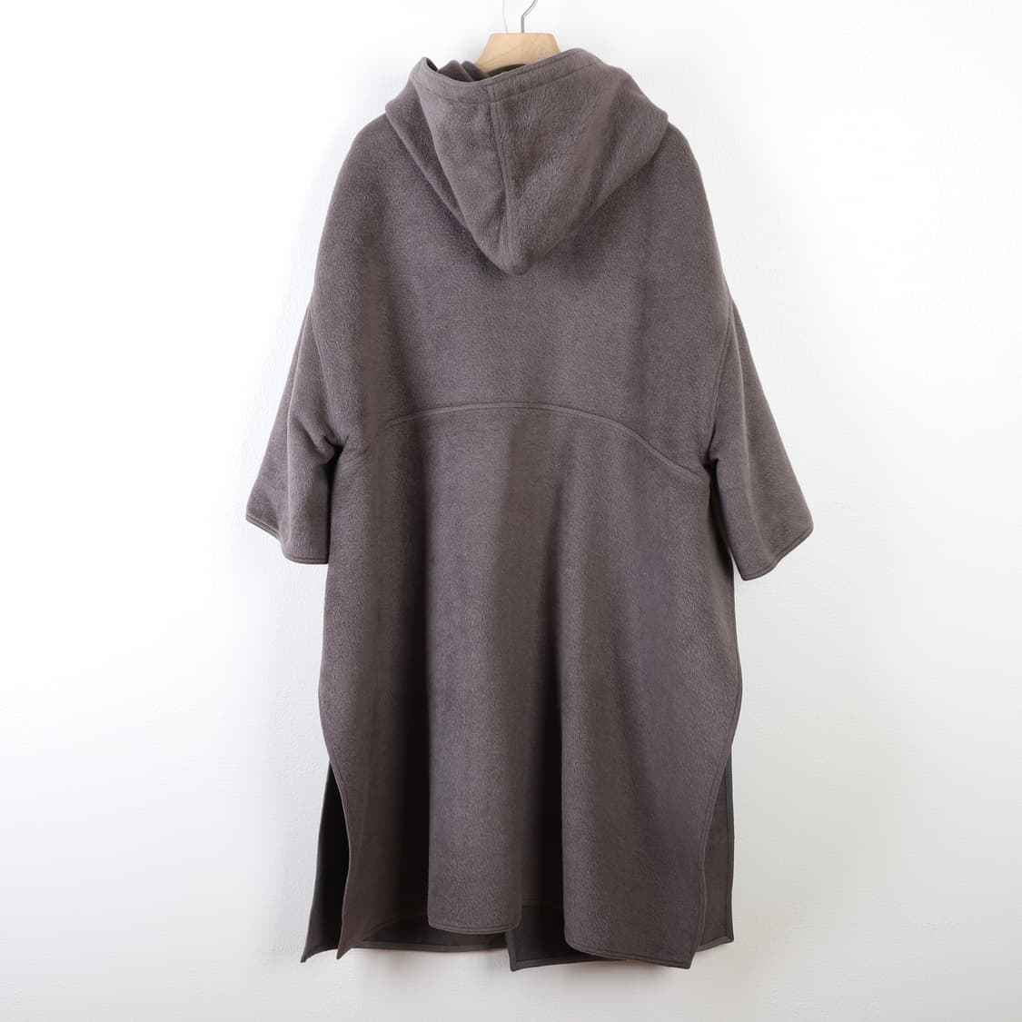 38 / Rick Owens 릭오웬스 실크 헤어 후드 코트 상품이미지2