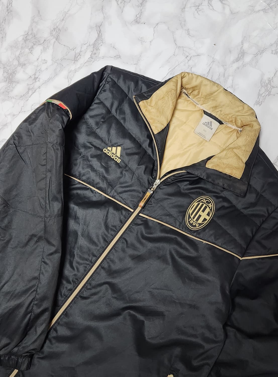 아디다스 AC 밀란 10-11 퀄팅 점퍼 자켓 상품이미지2