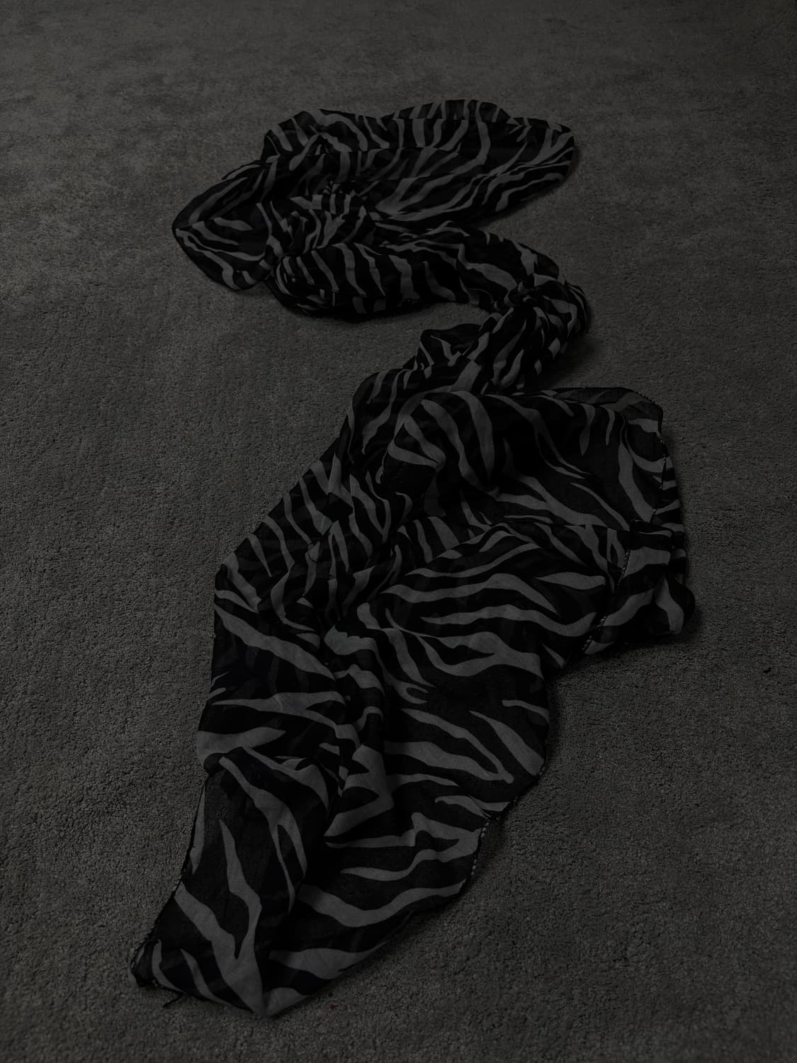 Vintage vkei punk mood leopard  scarf 상품이미지1