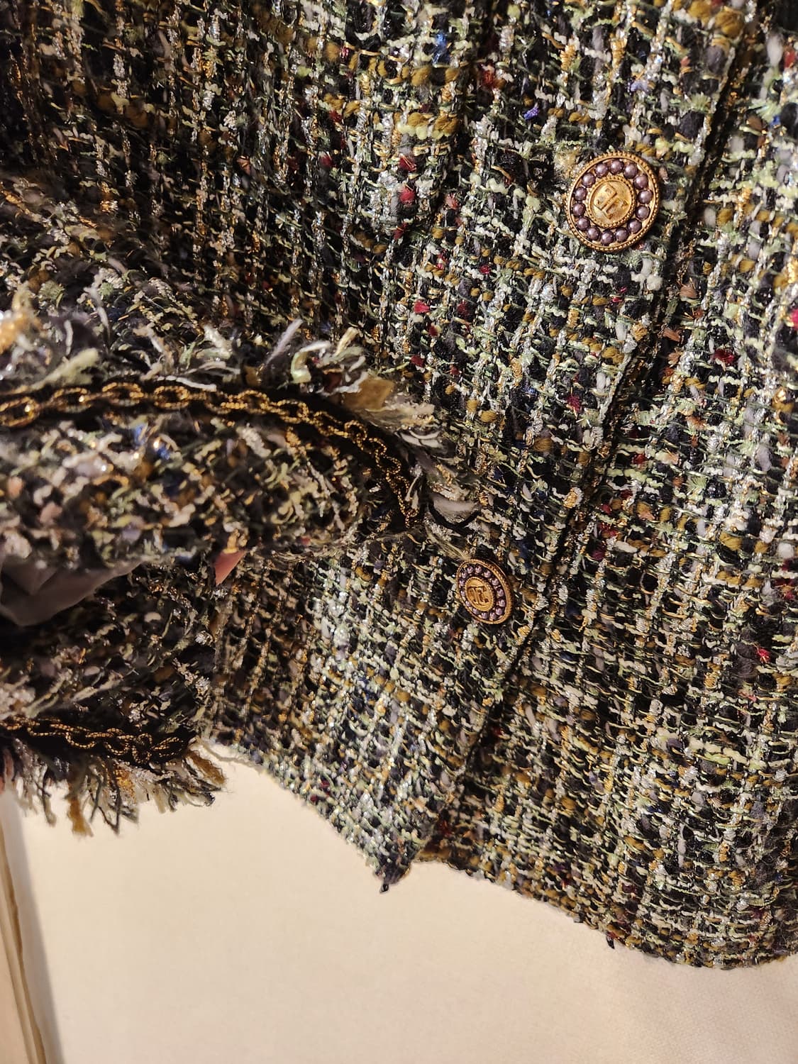 Time 글리터 트위드 자켓 상품이미지3