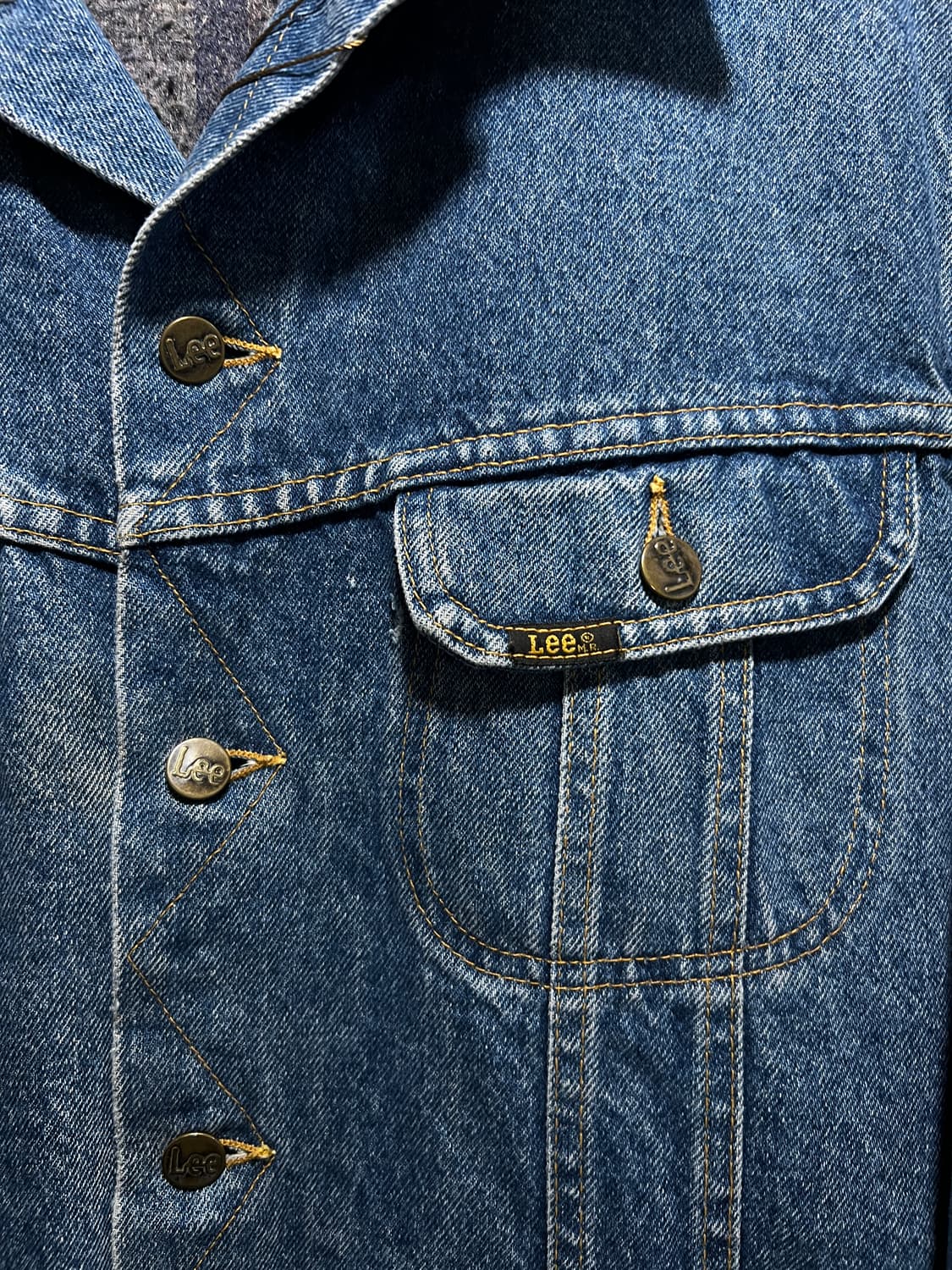 [XL]90's Lee USA 스톰라이더 블랭킷 데님 트러커 자켓 R10 상품이미지3