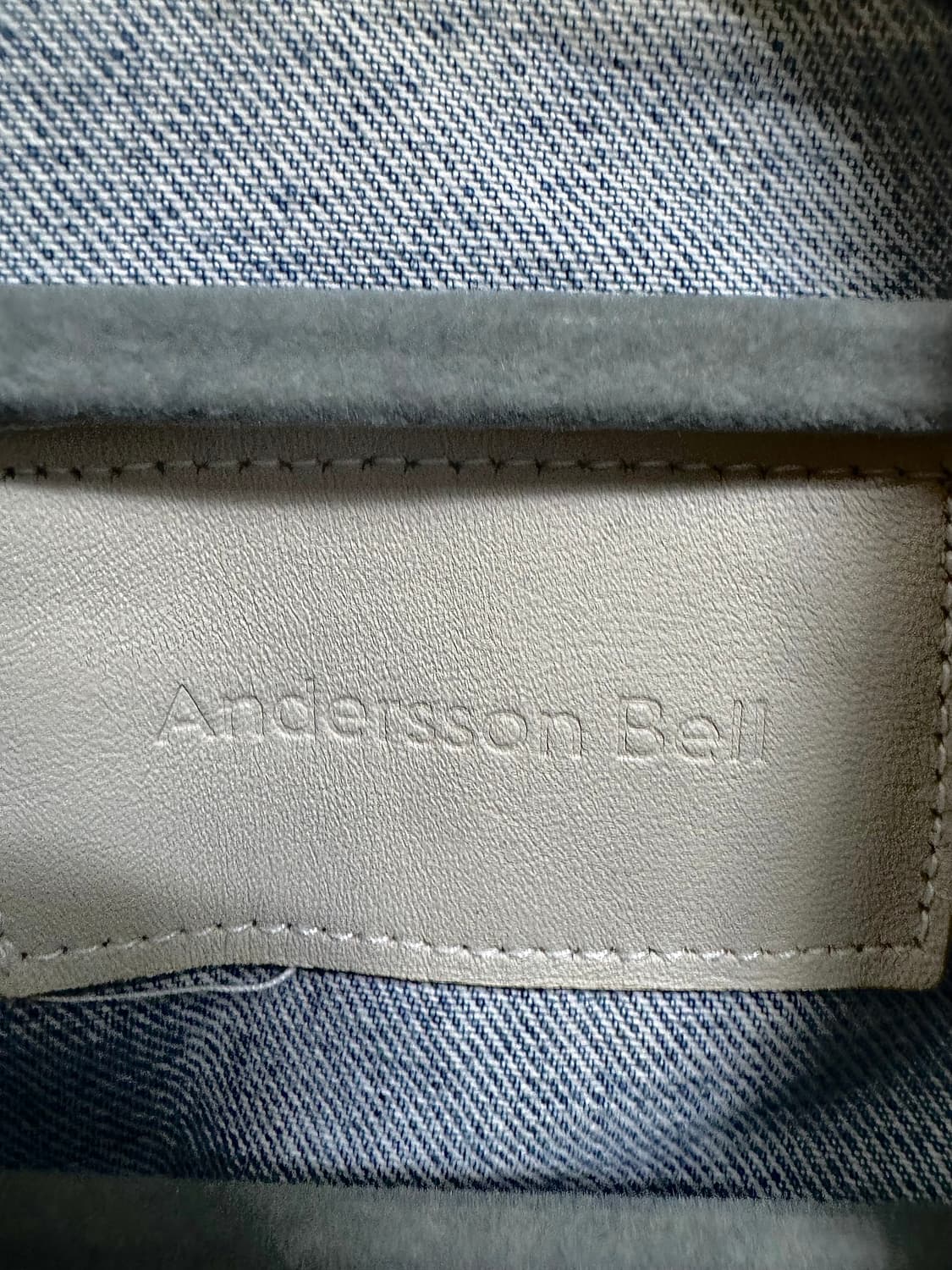 앤더슨벨 데님 자켓 (라이트블루) 상품이미지2