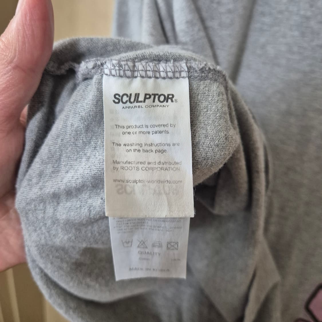 [M]스컬프터 Sculptor Apparel 긴팔티 그레이 상품이미지5