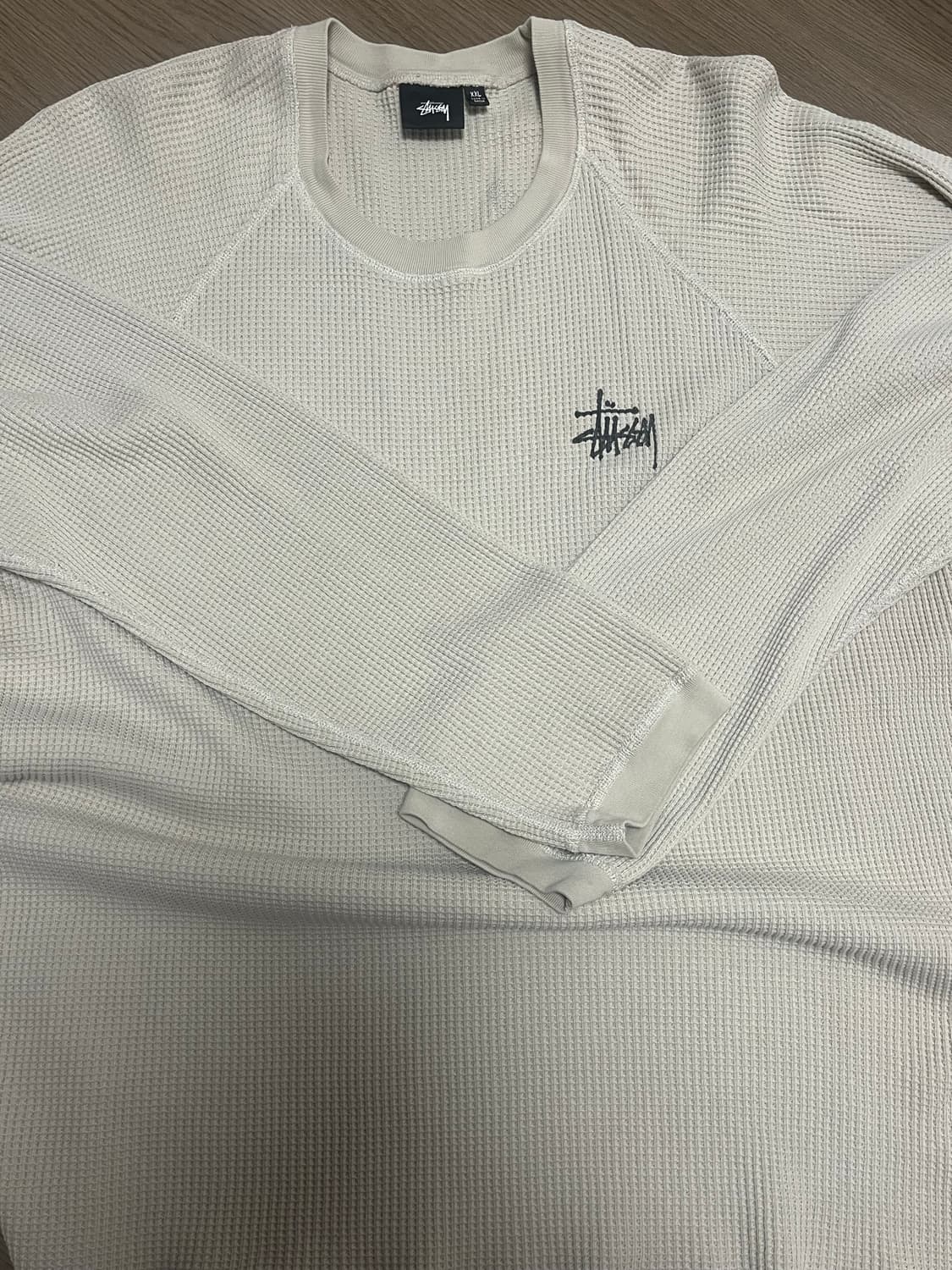 스투시 래글런 써멀 롱슬리브 크루 본 컬러 상품이미지3