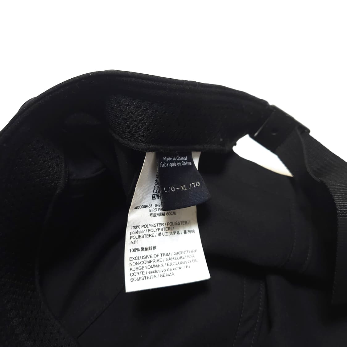 아크테릭스 버드 워드 캡 모자 블랙 상품이미지5