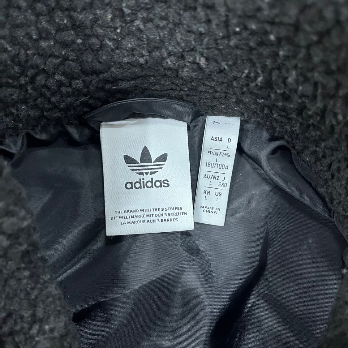 L 아디다스 빅트레포일 플리스 자켓 0313M 상품이미지2