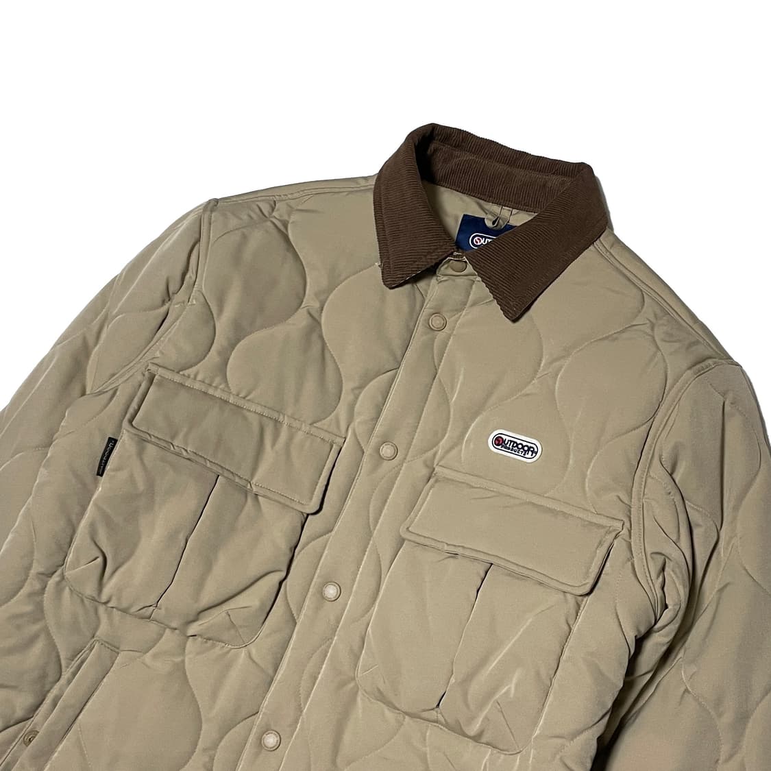 아웃도어프로덕츠 허그포켓 퀼팅자켓 베이지 상품이미지3