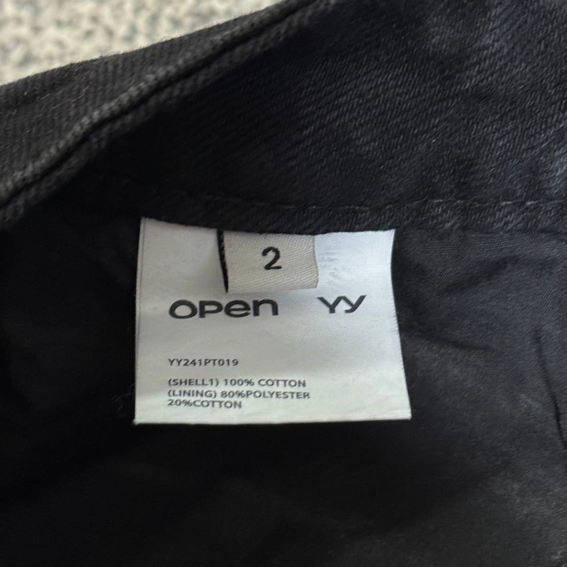 [정가 36만원] 오픈와이와이 데님 카고 팬츠 2사이즈 상품이미지6