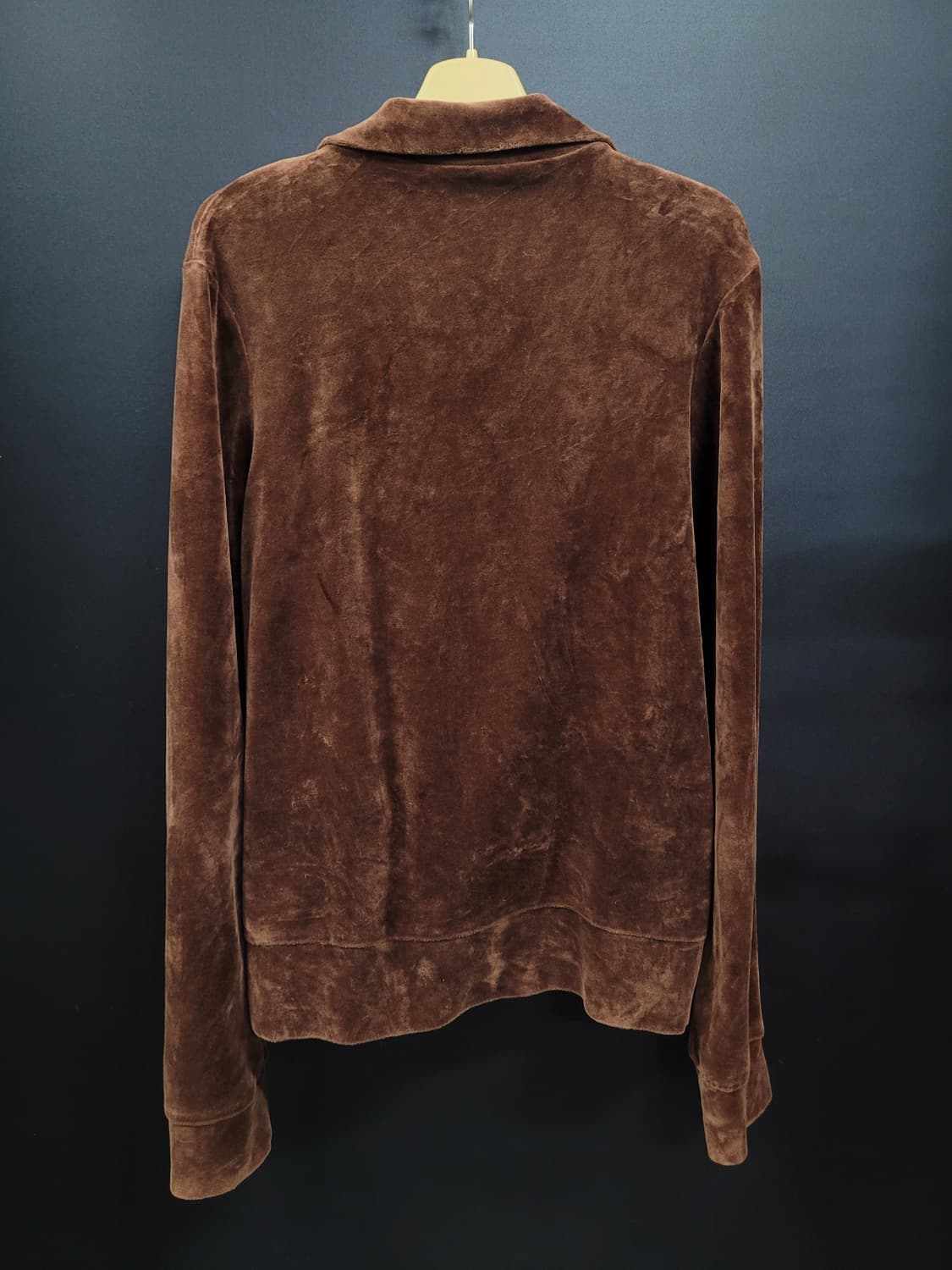 Paul Smith 폴스미스 벨루아 벨벳 브라운 핑크래빗 패치 집업자켓  상품이미지5