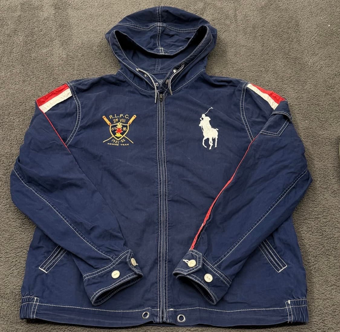 폴로 빅포니 레이싱 코튼후드자켓 상품이미지1