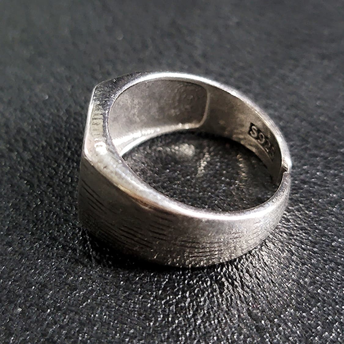 Kalver 실버 남자 엔틱 빈티지 명품 새 매 독수리 반지 상품이미지4