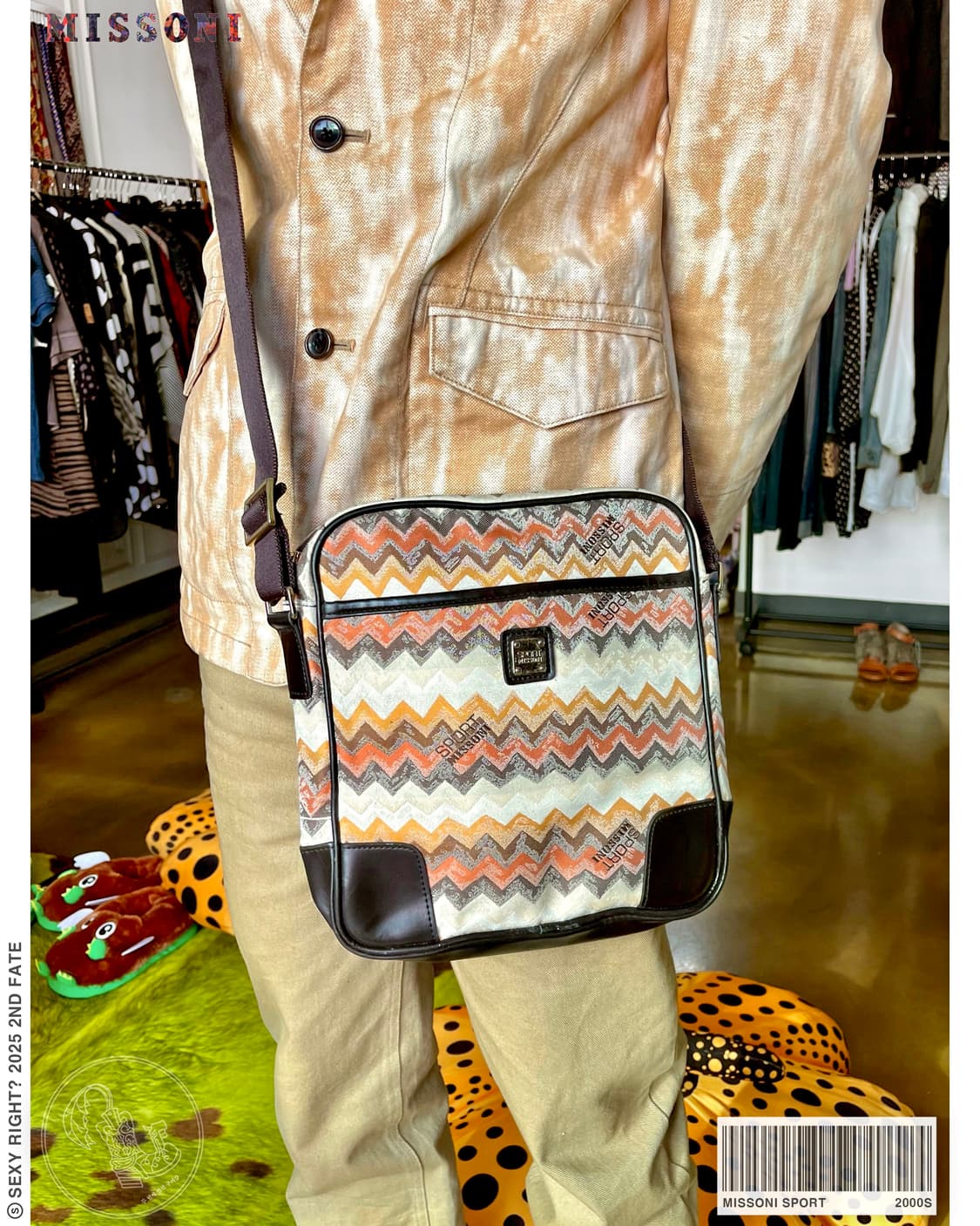 2000s MISSONI Sport-Line Old Crosg Bag 상품이미지1