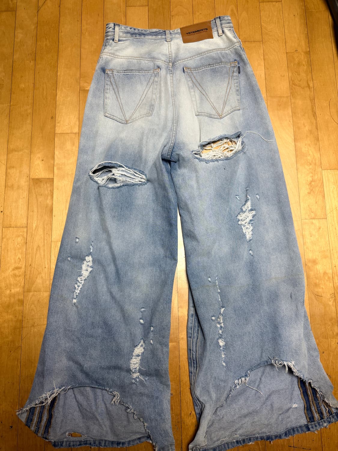 [짐정리특가] 베트멍 destroyed baggy jean 상품이미지6