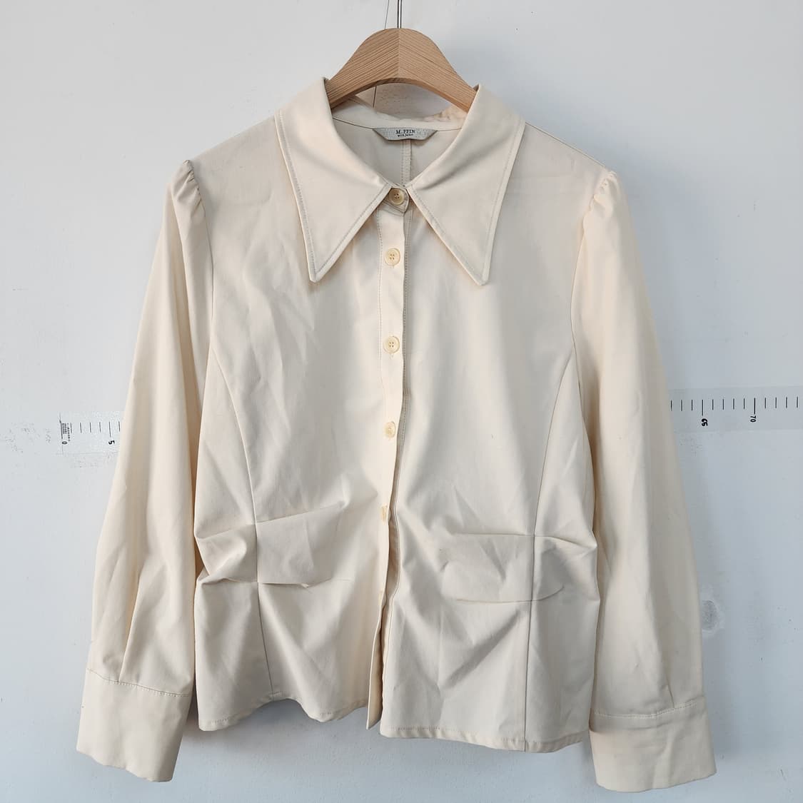 M.FFIN 아이보리 블라우스 상품이미지1