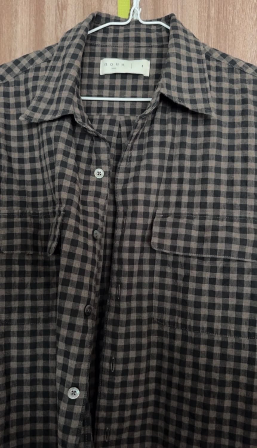 노운 타탄 체크셔츠 상품이미지3
