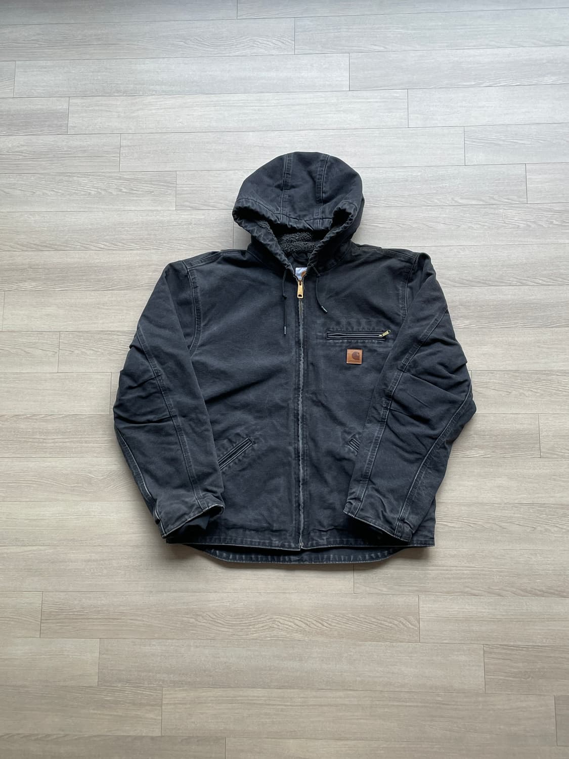 칼하트 시에라 J141 blk 디트로이트 후드 상품이미지1