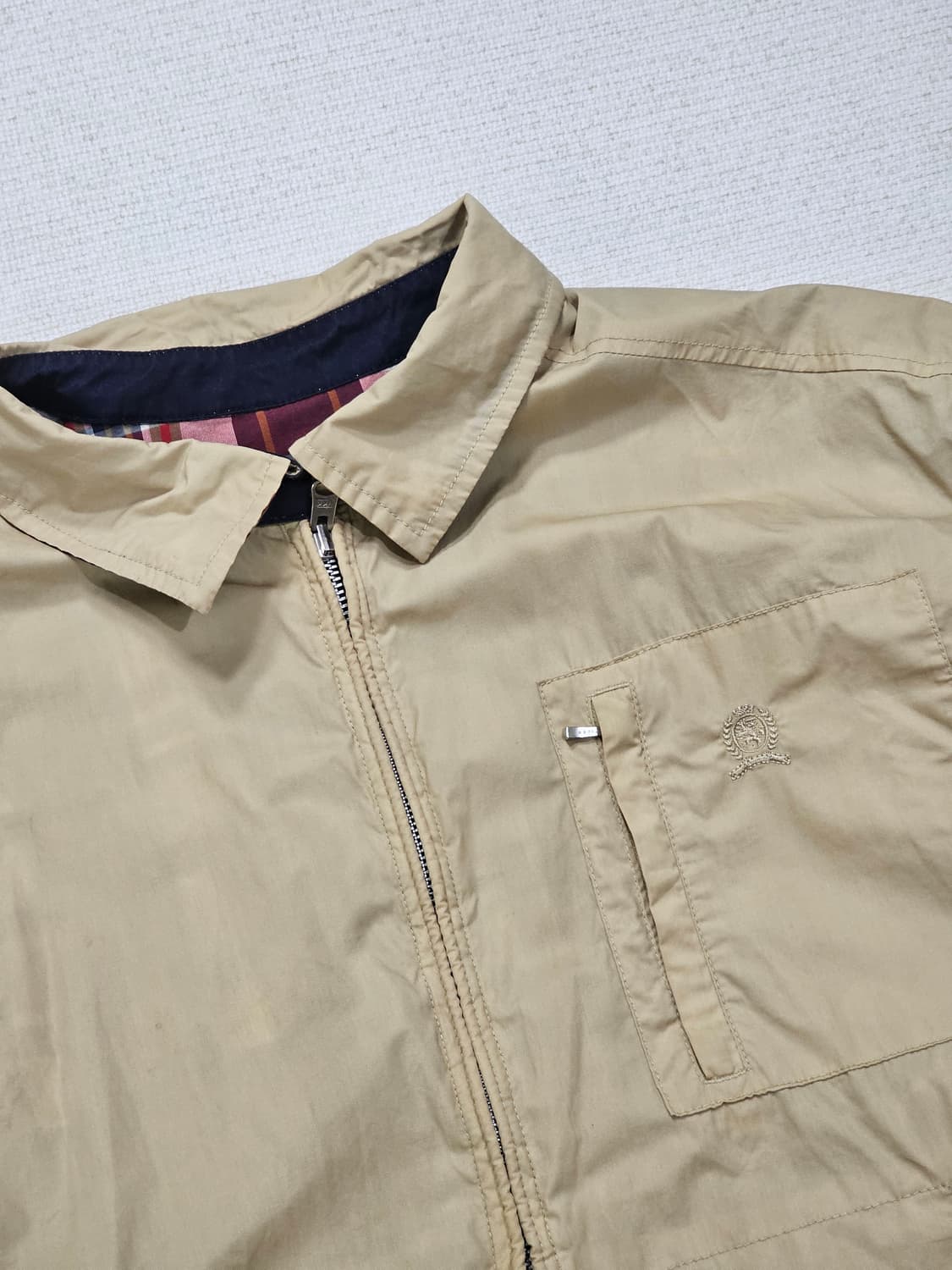 [100] 헤지스 리버시블(양면) 헤링턴 자켓 상품이미지4