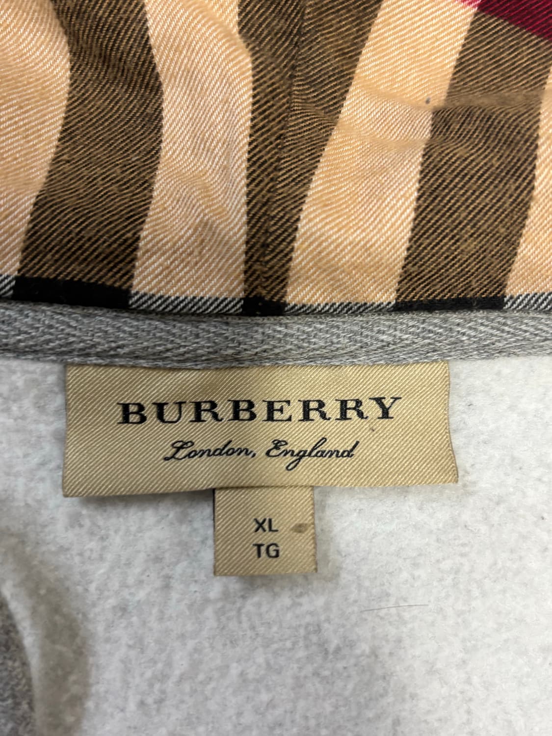 버버리 후드집업 XL 상품이미지6