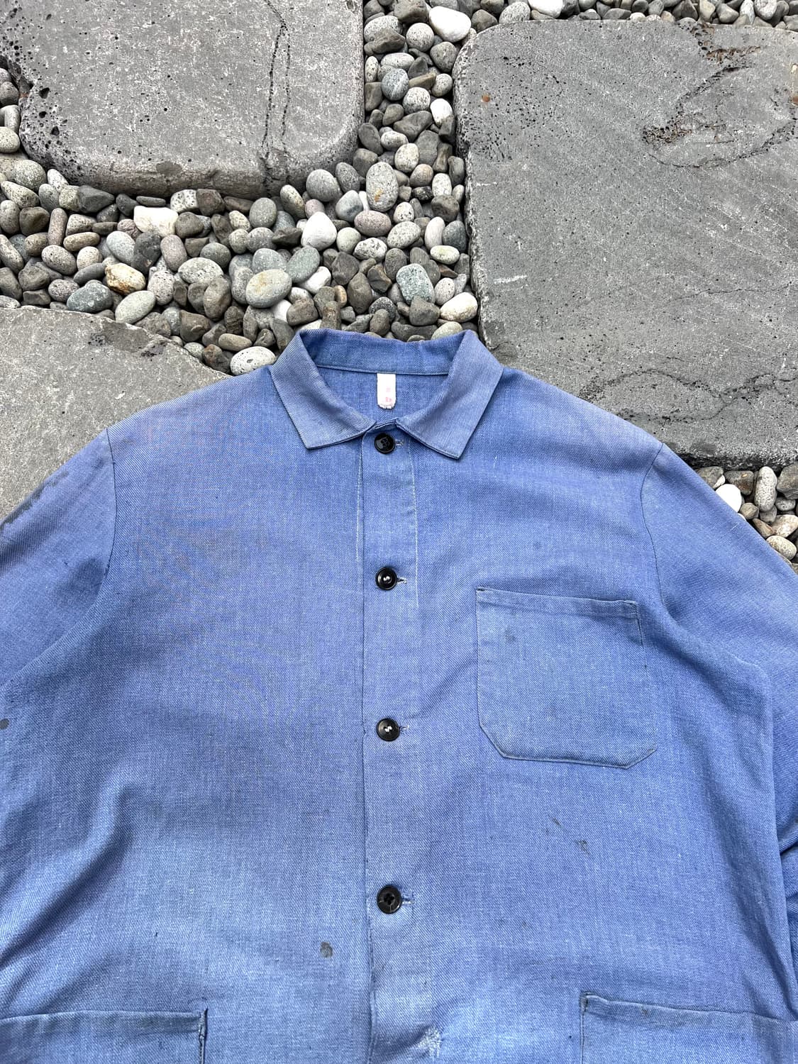 HARD FADED BLUE VINTAGE WASHING 프렌치워크자켓 상품이미지5