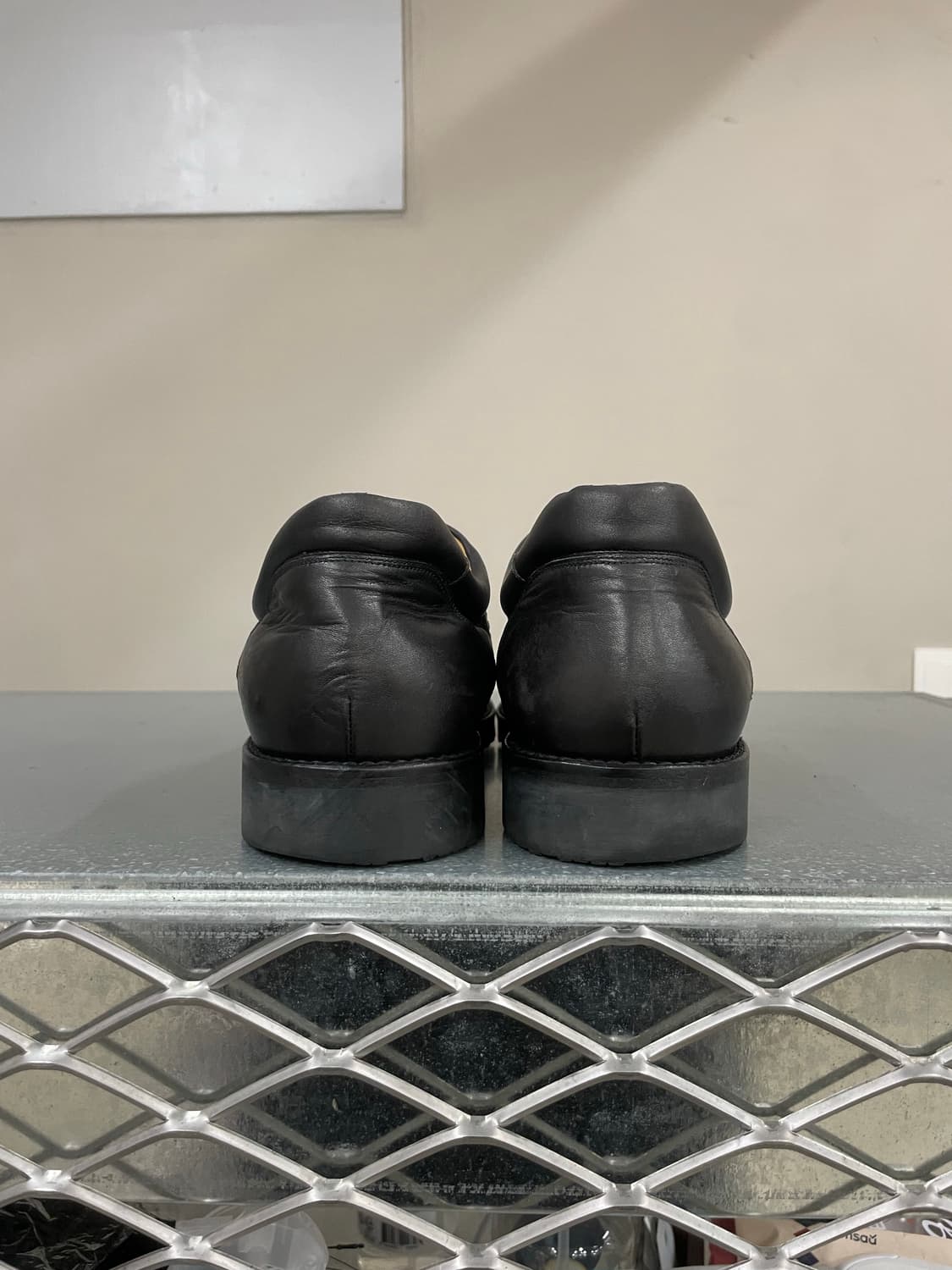 발리 블랙 레더 로퍼 UK9.5 상품이미지3