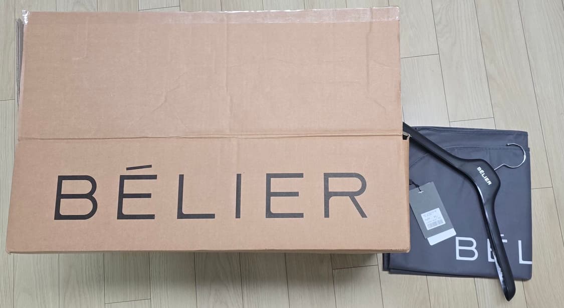 벨리에 크로스라인 후디드 구스 다운 미드나잇 그레이 3사이즈 상품이미지9