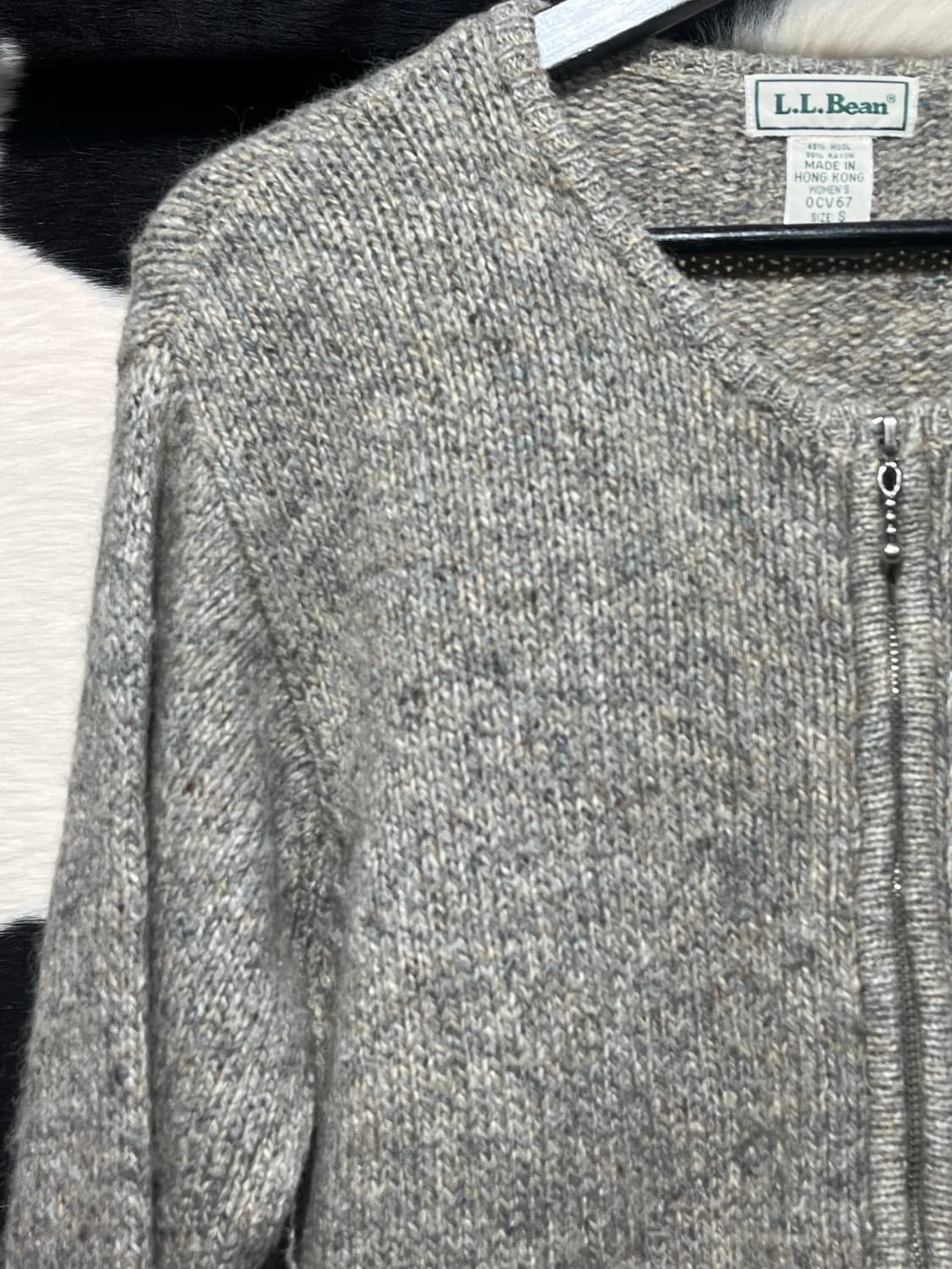 엘엘빈 니트 집업 상품이미지4