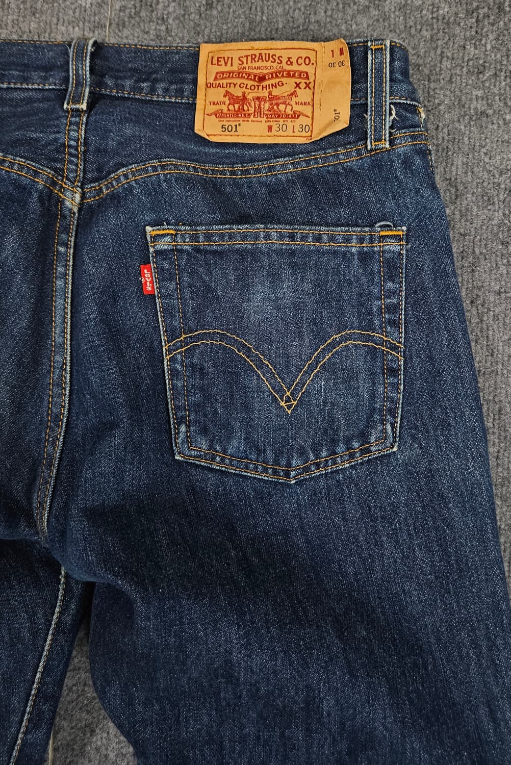 리바이스 501 W30 L30 클래식 데님팬츠(급처) 상품이미지4