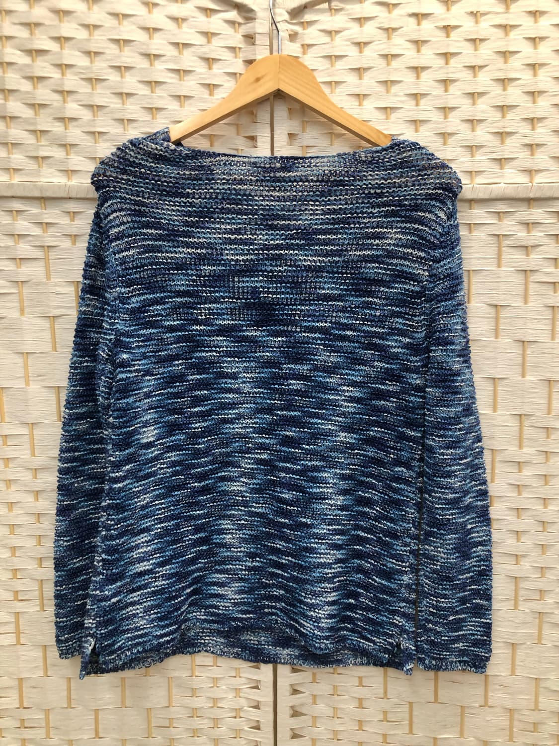 블루 그물니트 상품이미지3