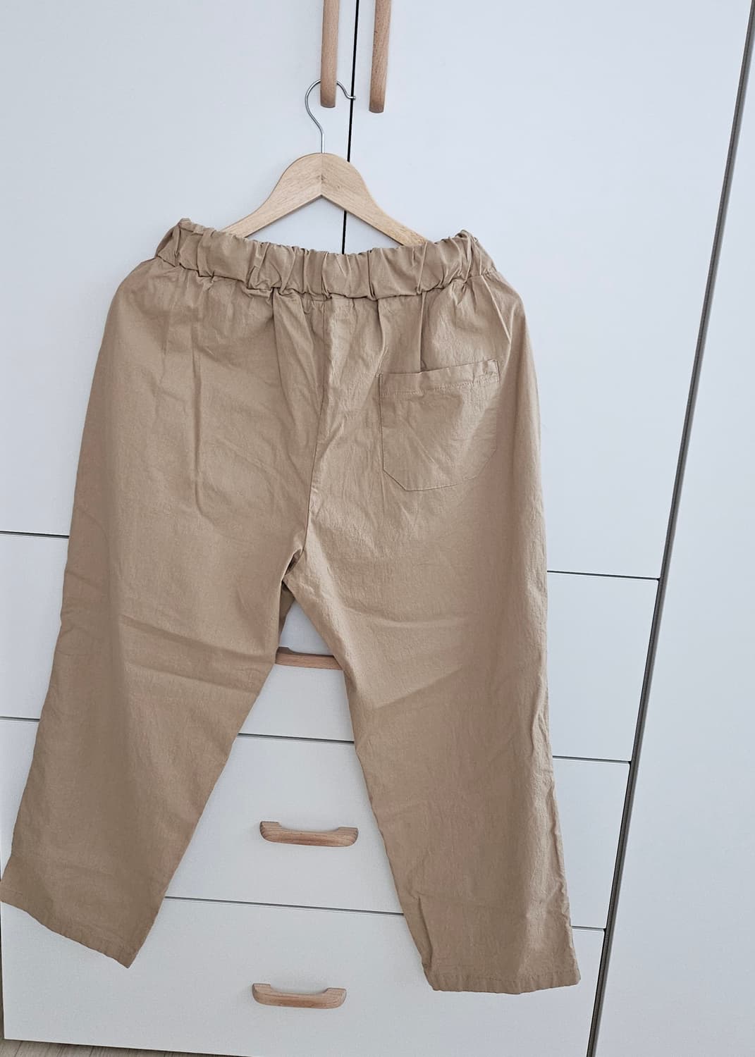 (실착1회) 린넨 배기팬츠 베이지 남여공용 상품이미지2
