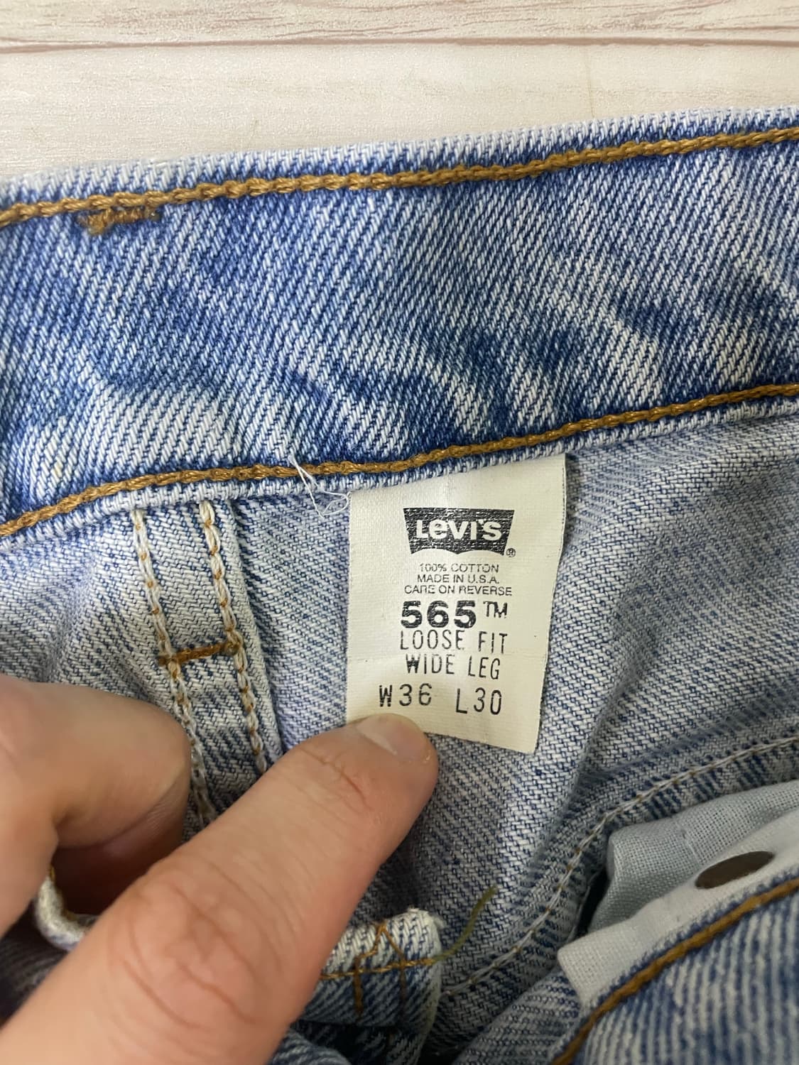 90s usa 리바이스 565 36 30 상품이미지2