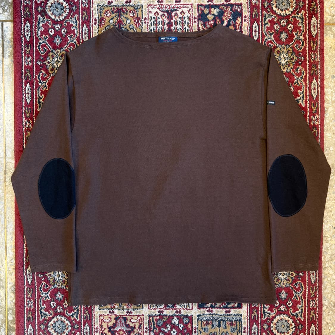 생제임스 보트넥 엘보패치 롱슬리브 [ 100 ] 상품이미지1