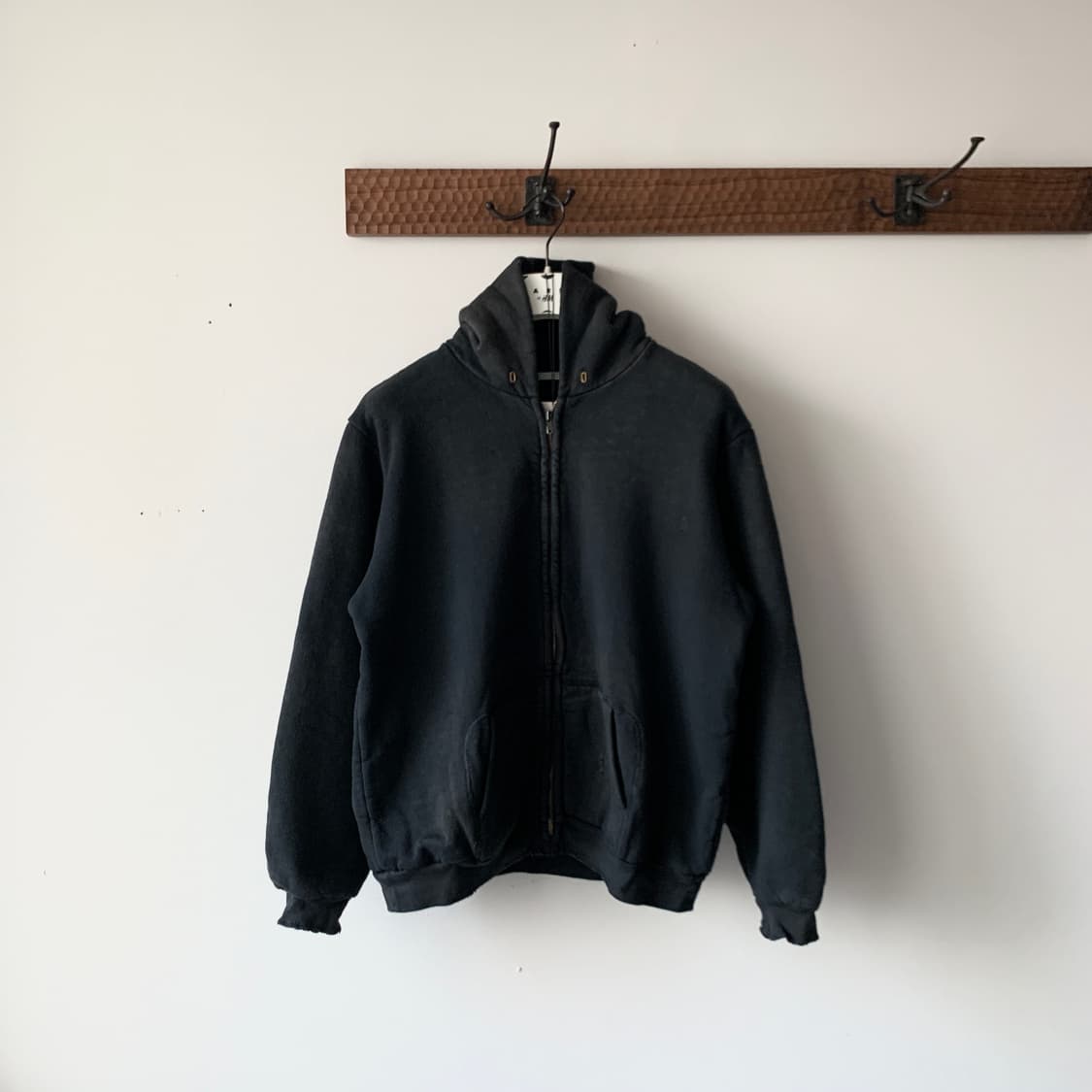 25aw 빈티지 스웻 후드집업 상품이미지2