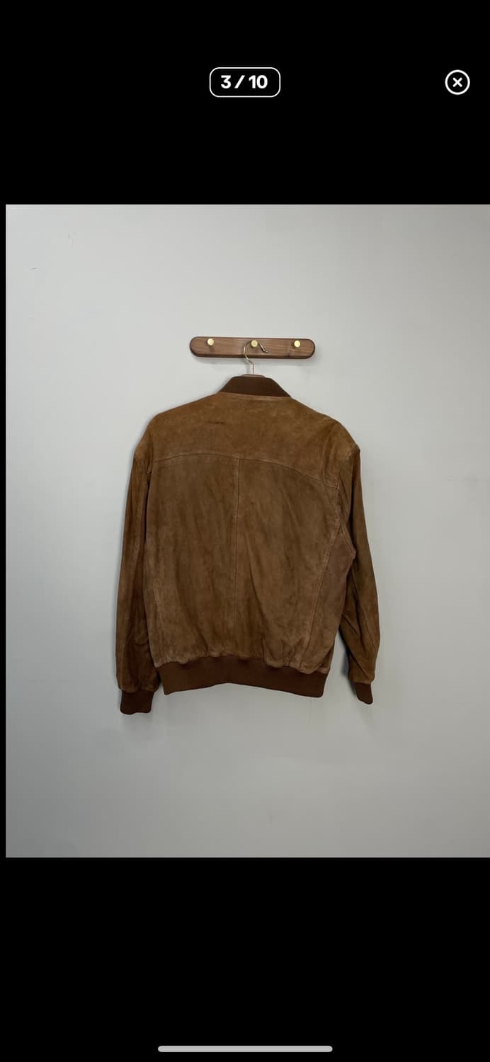 빈티지 브라운 스웨이드 봄버자켓 A3022 상품이미지3