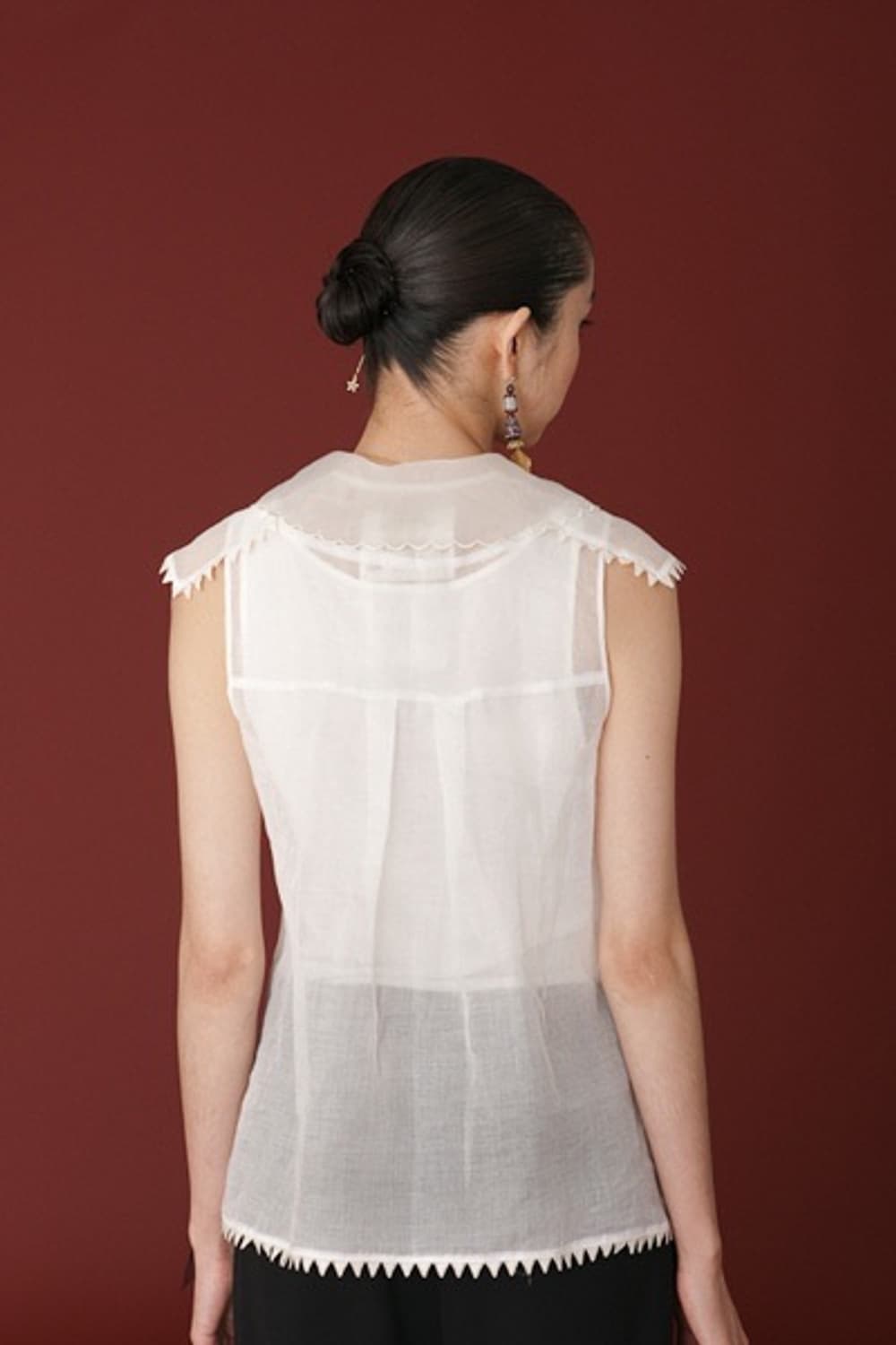 fig femme 프릴 블라우스 상품이미지2