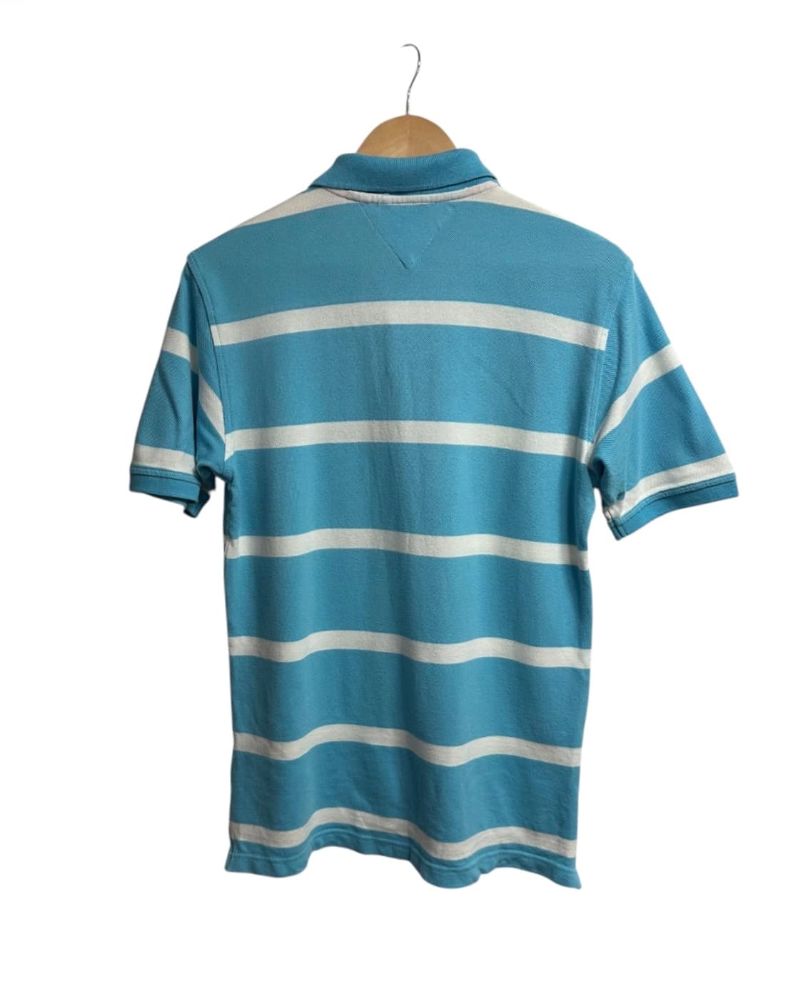 타미힐피거 스트라이프 카라티 아쿠아블루 XL size 상품이미지7