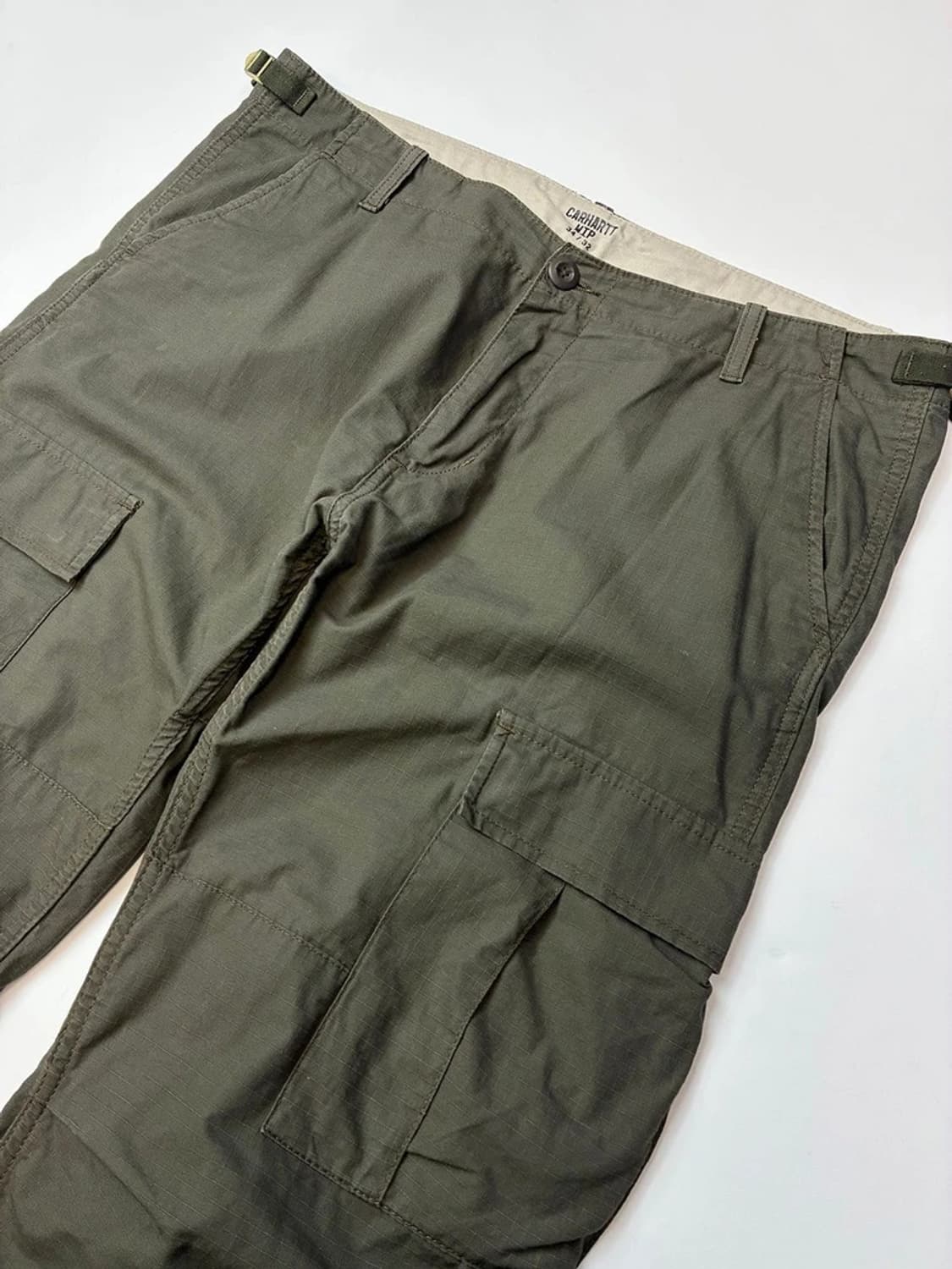 칼하트 WIP 립스탑 레귤러 올리브 카고 팬츠 PN5216 상품이미지2