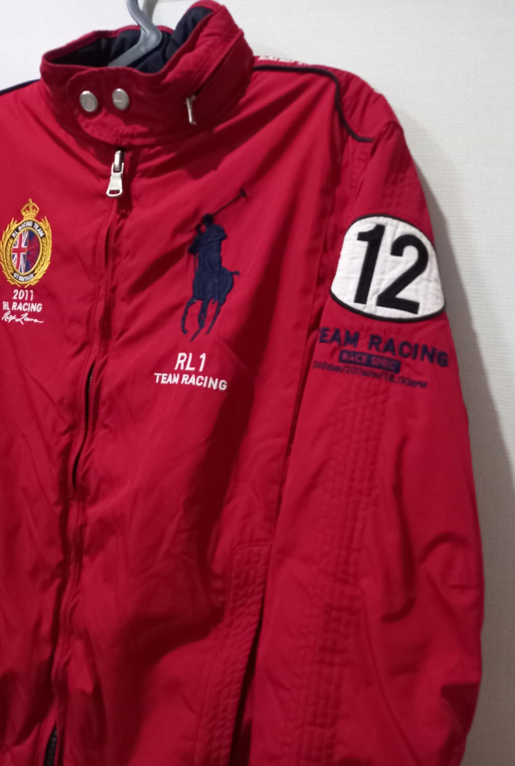폴로 POLO 빅포니 레드 RL1 레이싱 자켓 95/M 상품이미지2