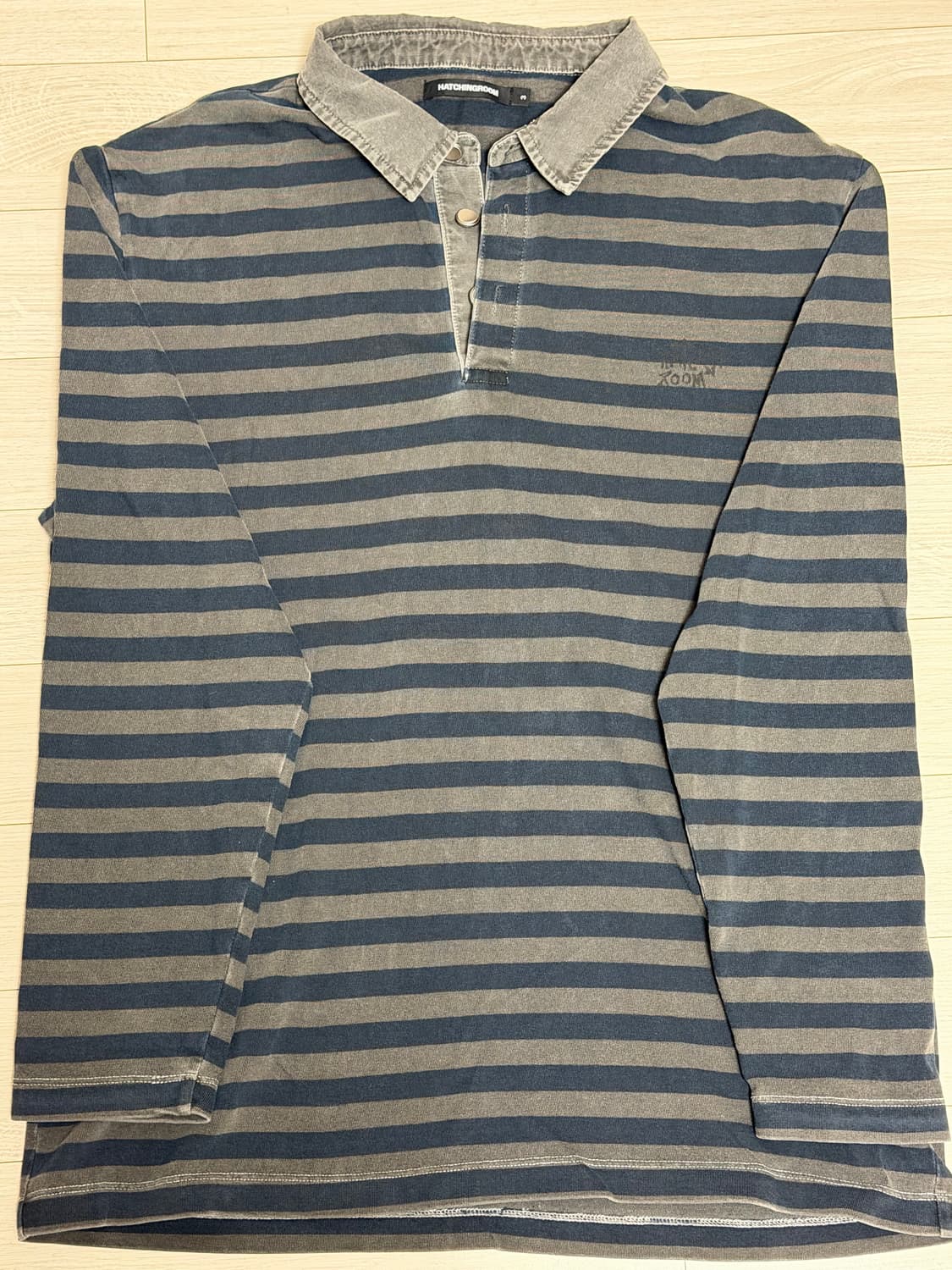 해칭룸 스트라이프 폴로티 상품이미지1