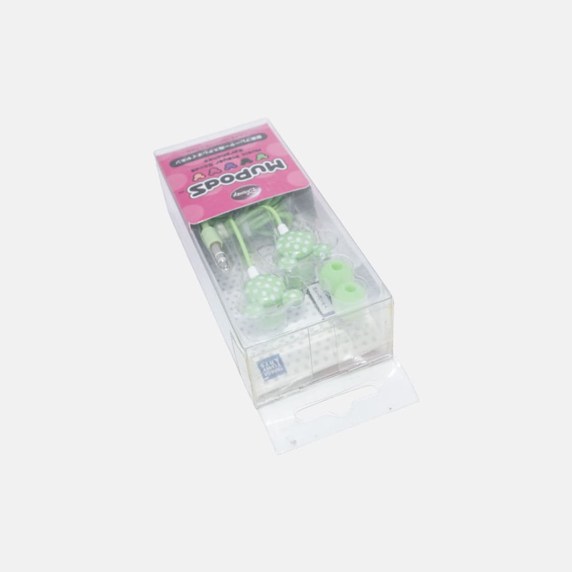 디즈니 재팬 미키 3.5mm 커널형 유선 이어폰 민트그린 도트 y2k 상품이미지2